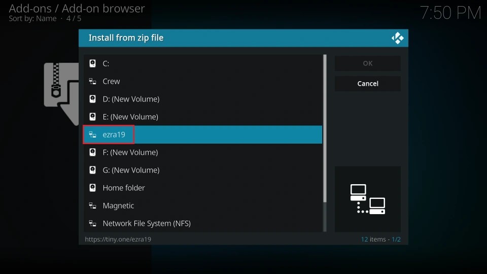 ezra addon on kodi