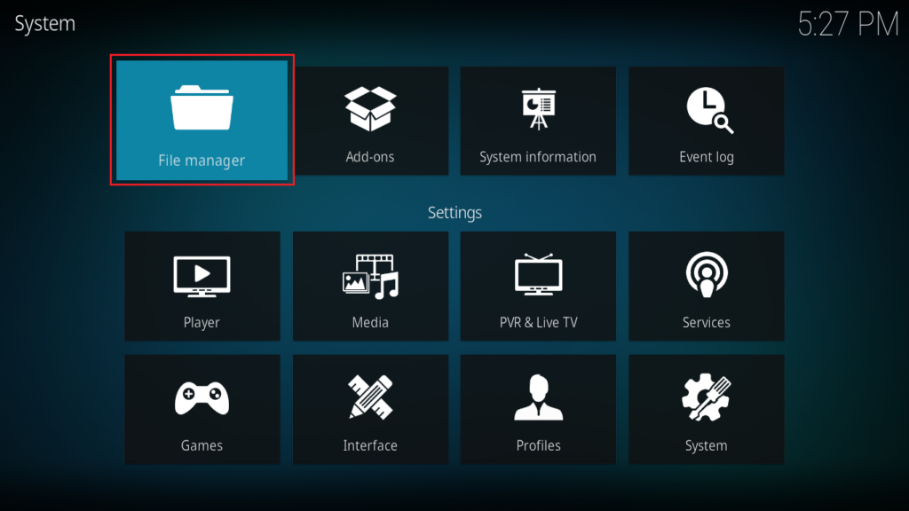 kodi file-manager