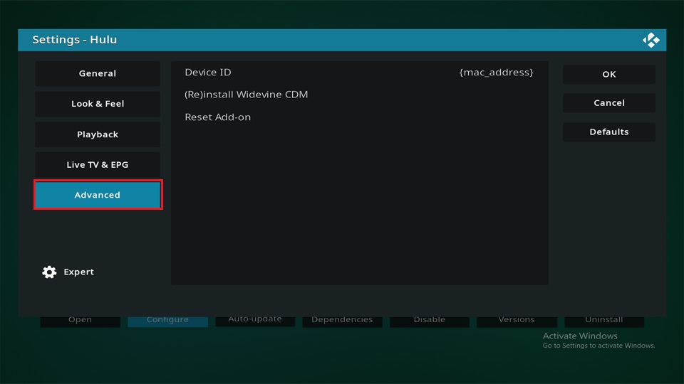 how to install hulu kodi addon