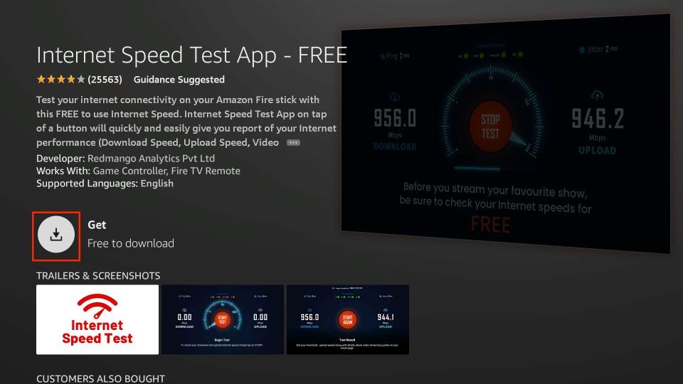 how to get internet speed test app