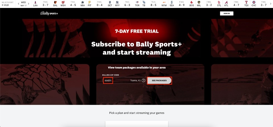 bally sports app firestick
