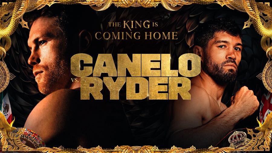 Stream Canelo vs. Ryder for free