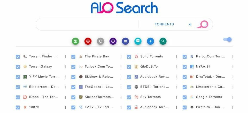 search torrents