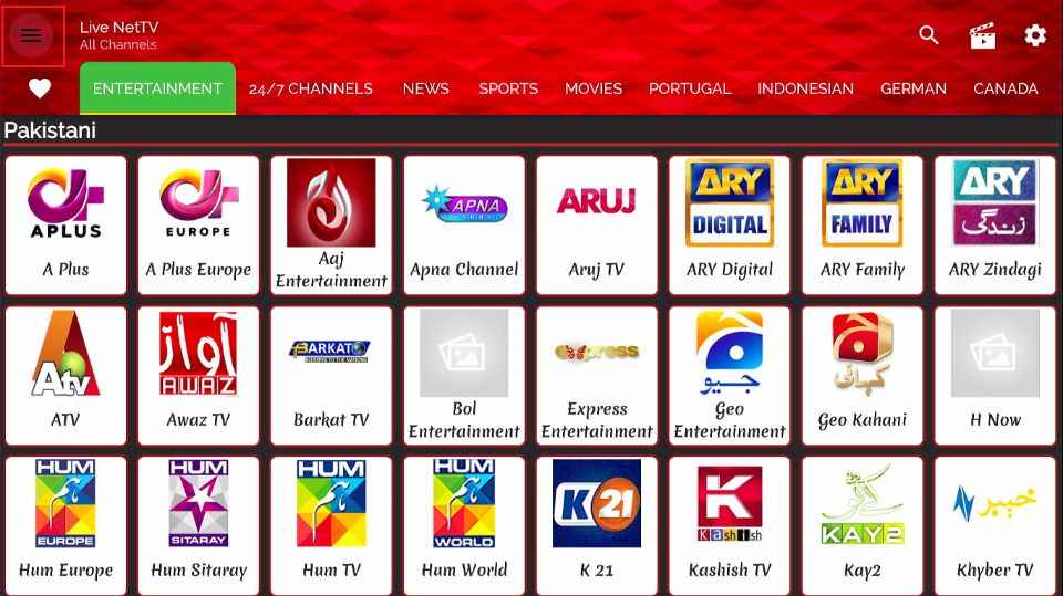 live net tv on fire tv