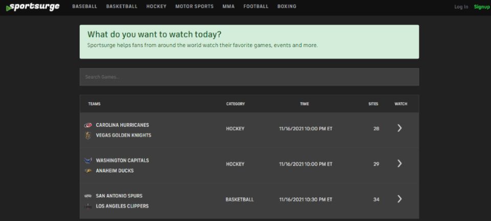 best free sports streams