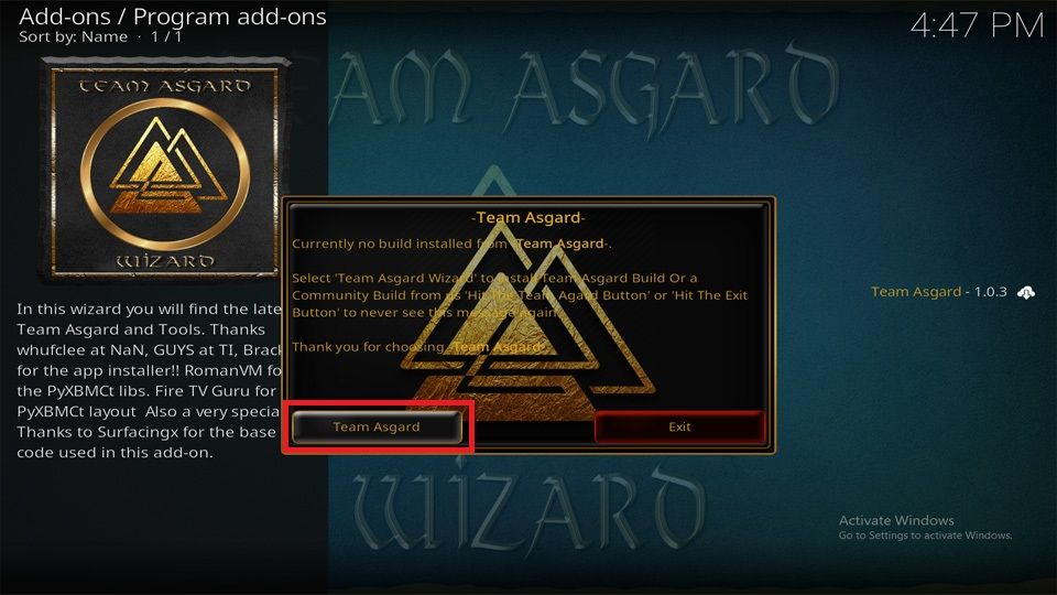 team asgard