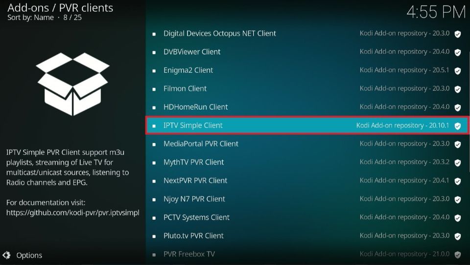 IPTV Simple Client