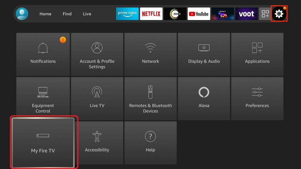 select My Fire TV