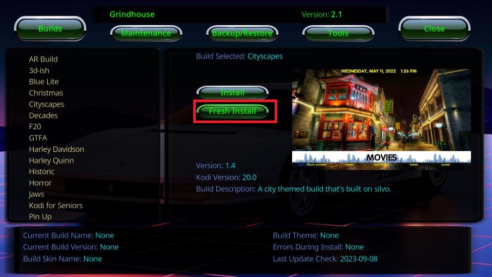 cityscapes-fresh-install