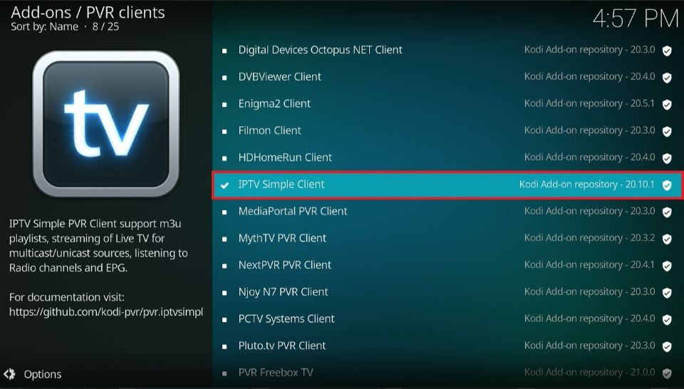 IPTV Simple Client