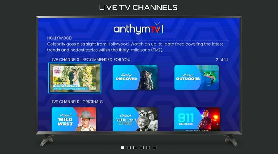 Anthym TV home page