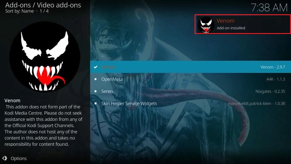 venom-addon-installed