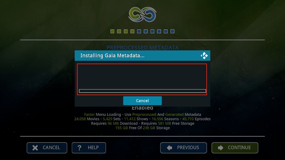 kodi gaia addon