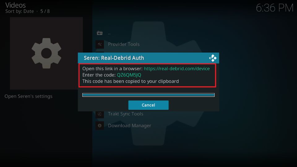 real debrid authorization code