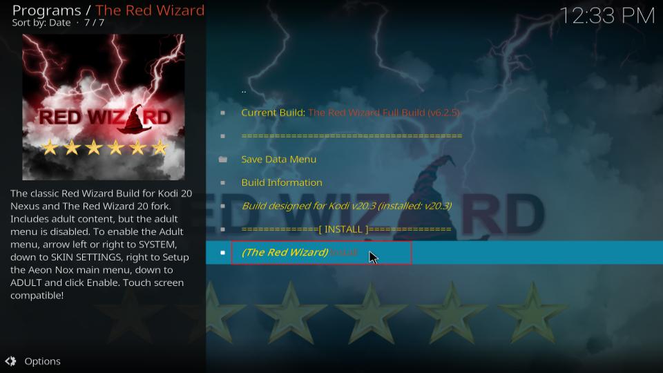 install-red-wizard