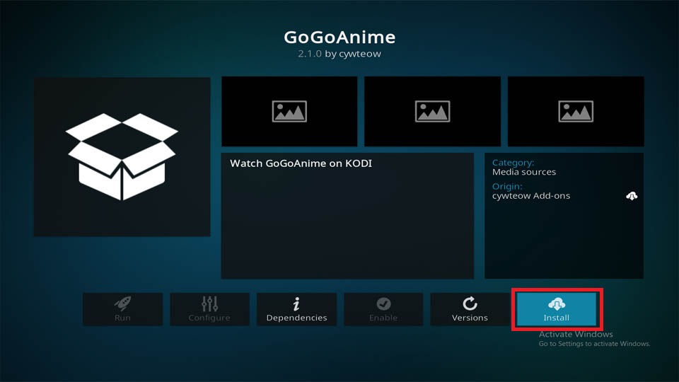 how to install gogoanime kodi addon