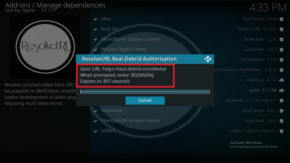 real debrid authorization