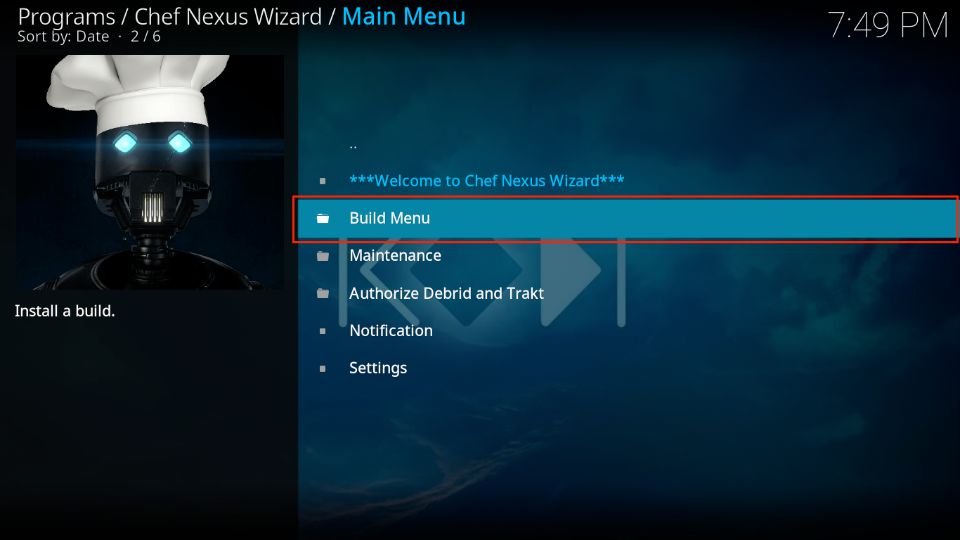 build-menu