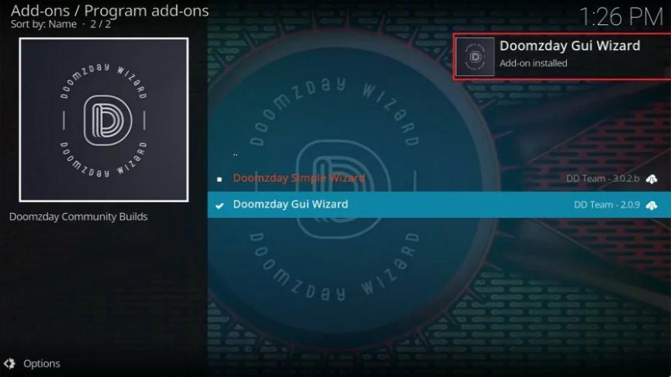 doomzday-gui-wizard-addon-installed
