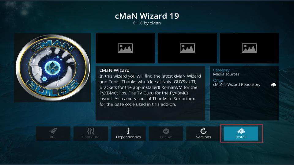 install cman wizard