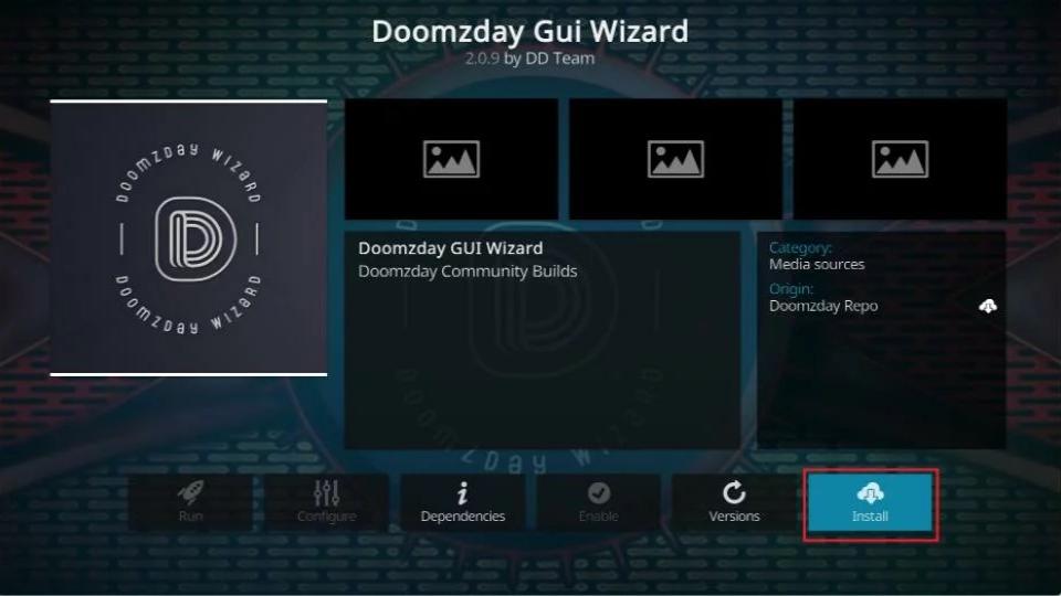 install-doomzday-gui