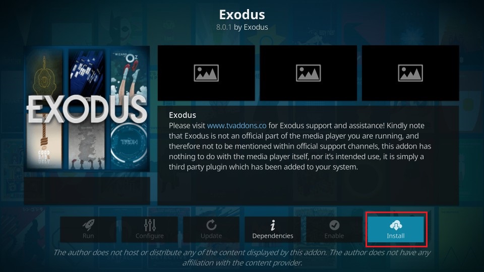 install exodus