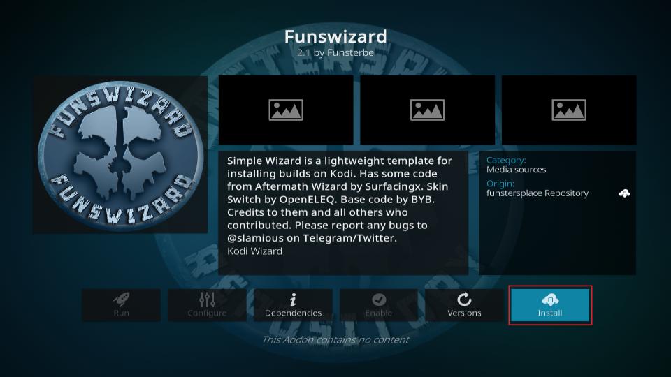 install funswizard