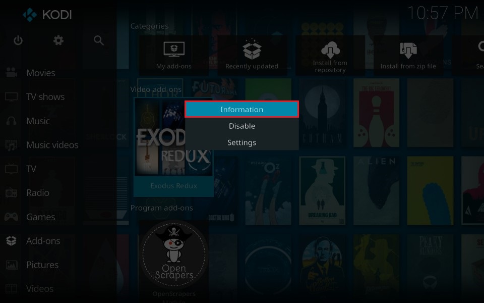 select information