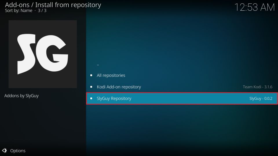 Choose-Slyguy-Repository