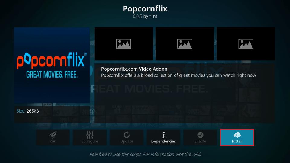 Install popcornflix