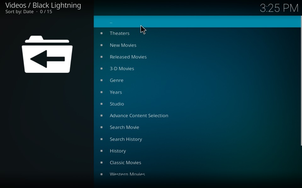 kodi addon black lightining guide