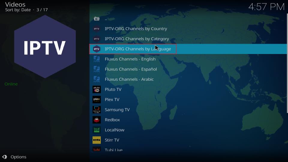 channel by languages