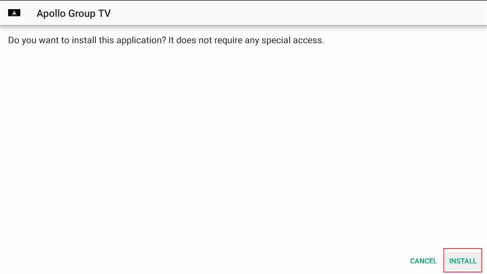 install apollo tv