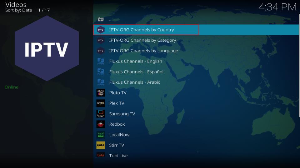 iptv channels by countries