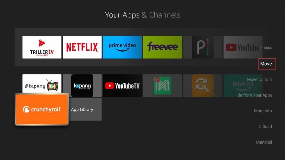 move crunchyroll