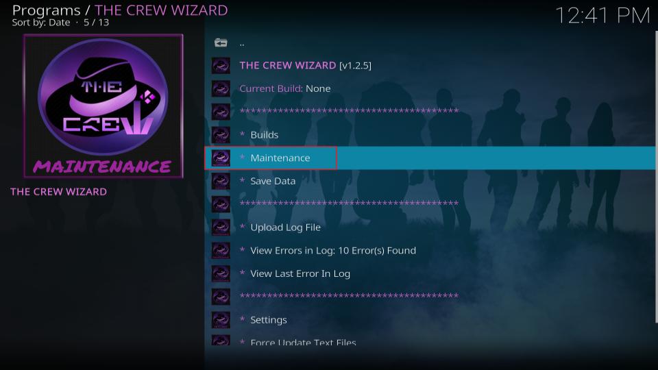 select maintenence