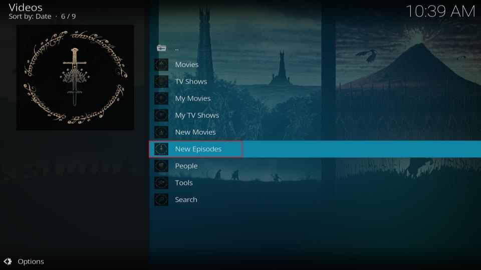 select new episodes