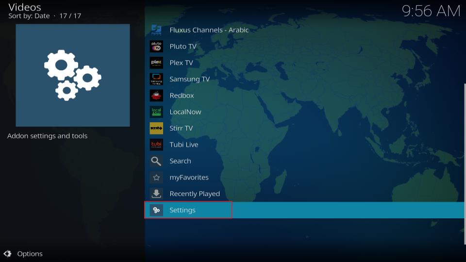 select settings mega iptv